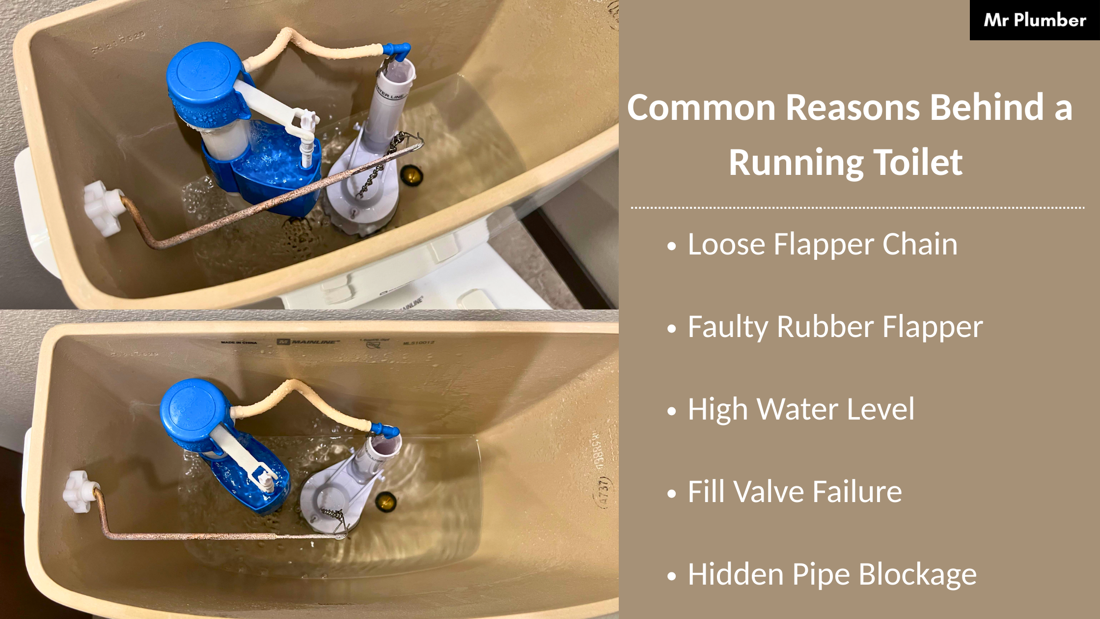 How to fix running Toilet